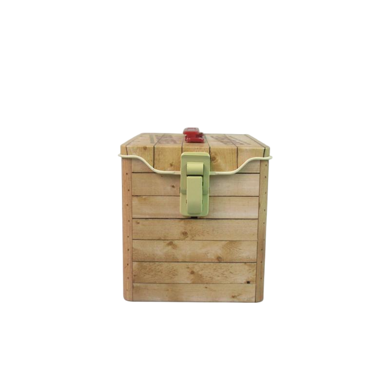 Rectangle Tin box with handle